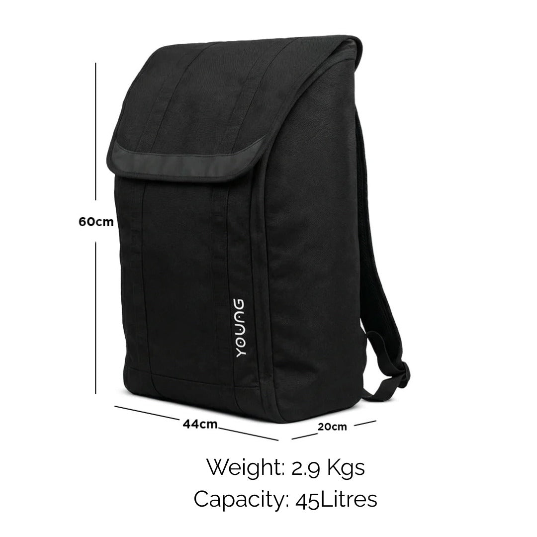 All-in-One Travel Backpack (Black) – Ready Anyway Carry – Young Bags